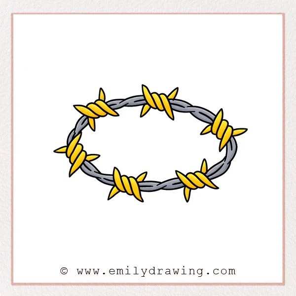 Preview of Barbed Wire drawing